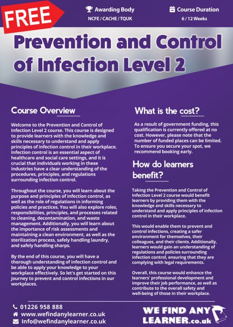 Principles Of The Prevention And Control Of Infection Level We Find