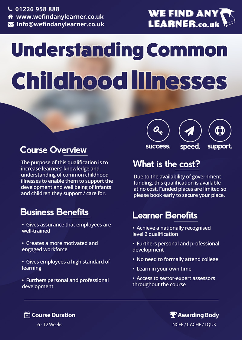 Understanding Common Childhood Illnesses Level 2 We Find Any Learner